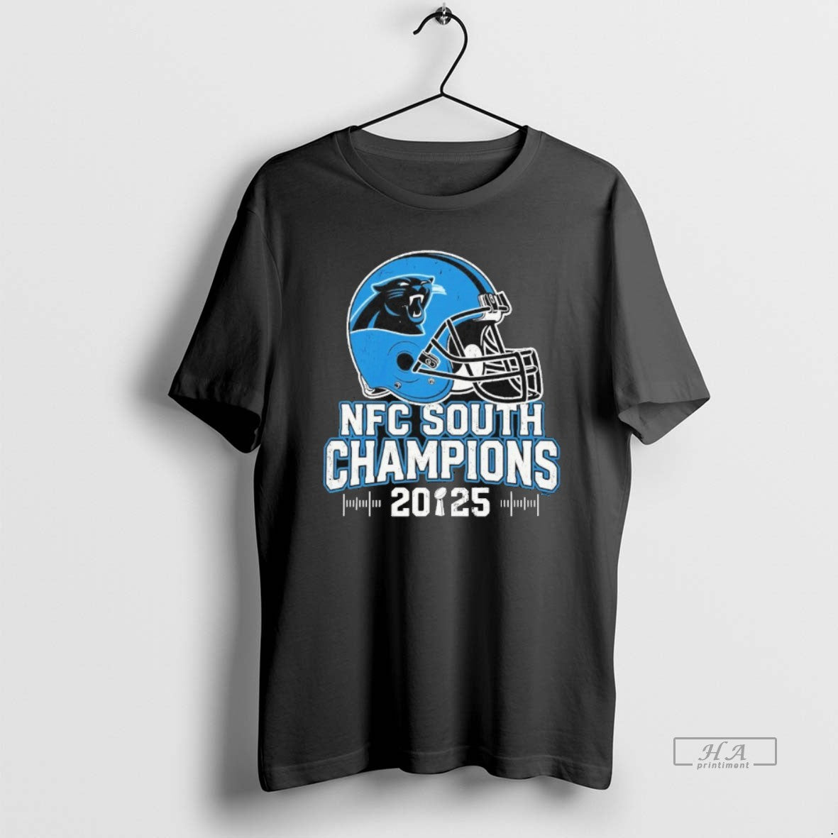 Official Carolina Panthers Nfc South 2025 Champions Helmet