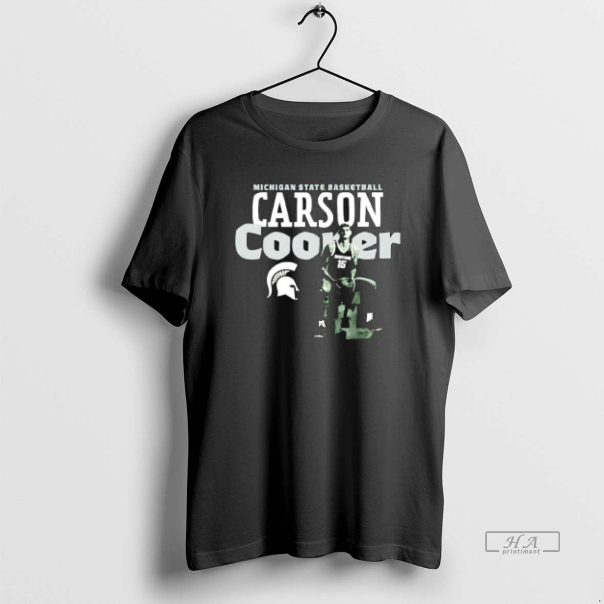 Official Carson Cooper Michigan State Spartans Illustrated Vintage