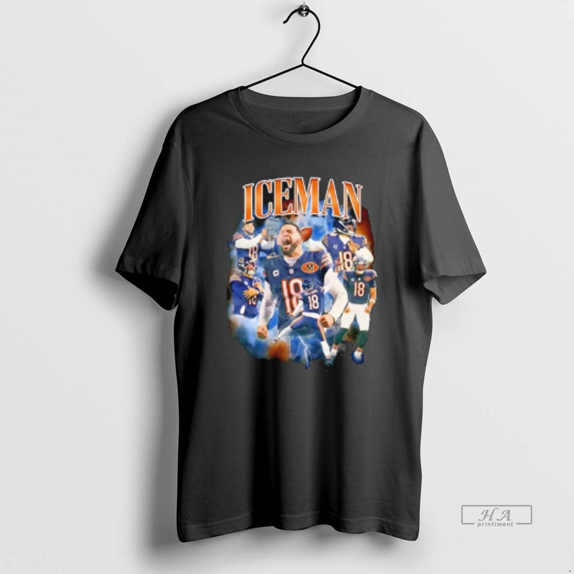 Official Chicago Bears Caleb Williams Iceman Player Collage