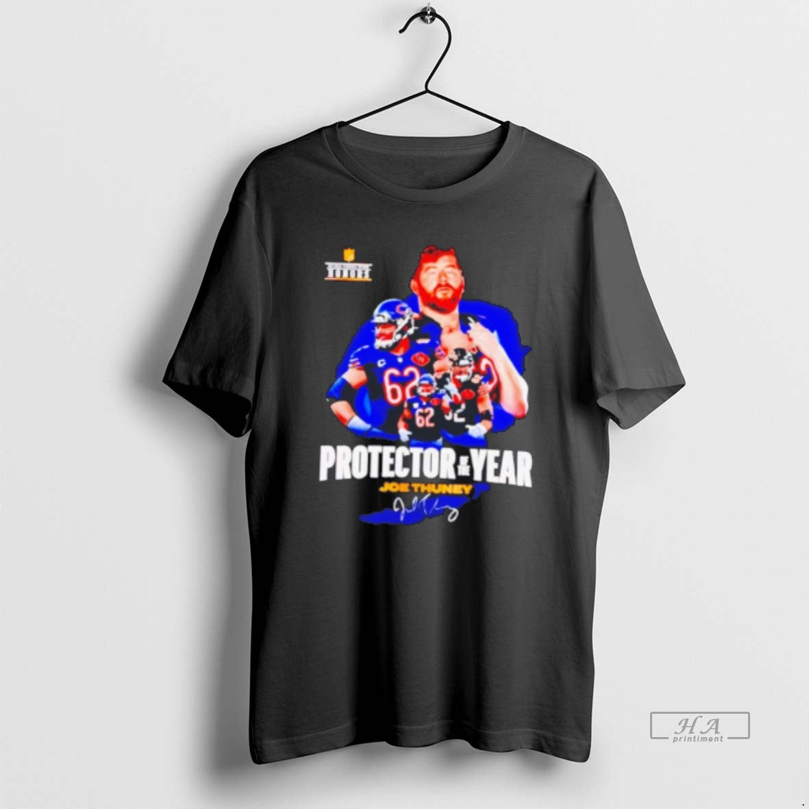 Official Chicago Bears Joe Thuney Protector Of The Year Honor 2025 Tee