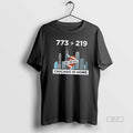 Official Chicago Is Home Not Indiana Football City Skyline Tee