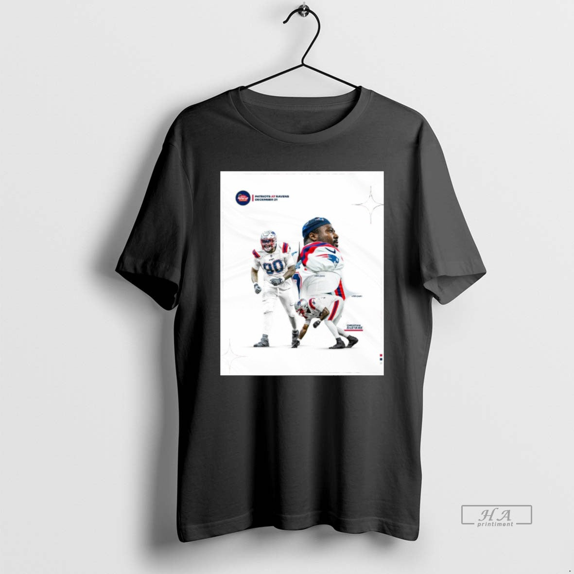 Official Christian Barmore New England Patriots At Baltimore Ravens December 21 2025