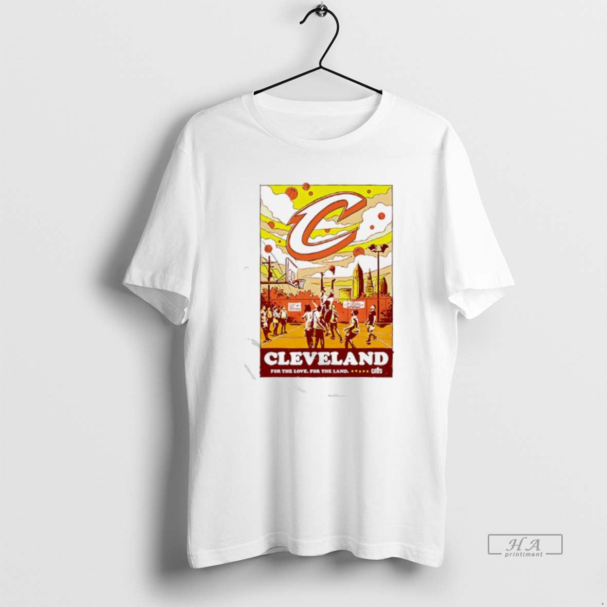 Official Cleveland Cavaliers For The Love For The Land Graphic