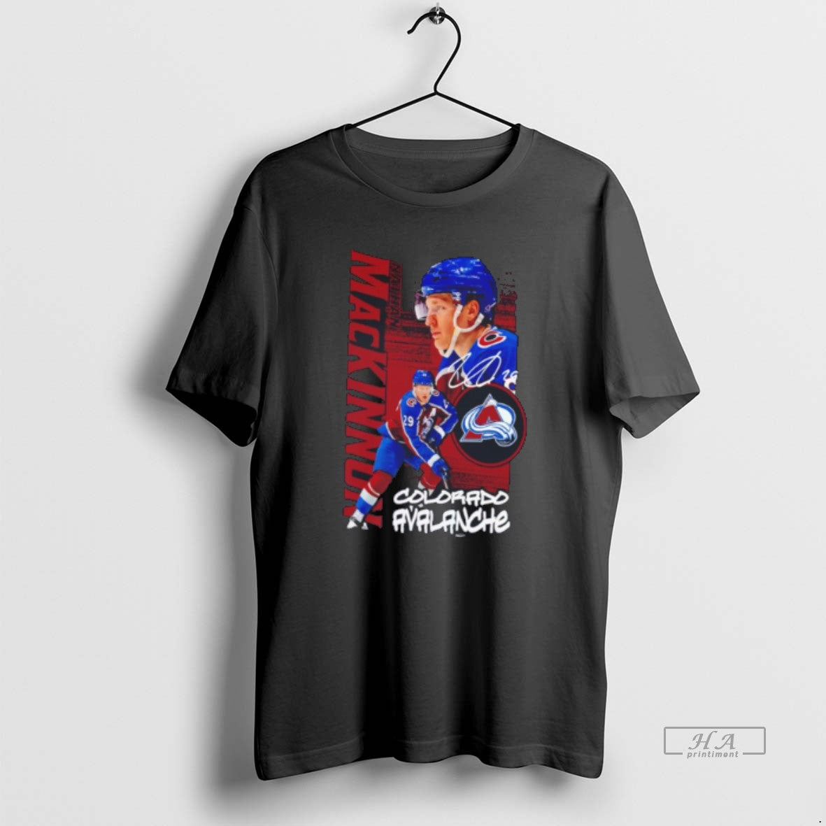 Official Colorado Avalanche Nathan Mackinnon Graphic Tee