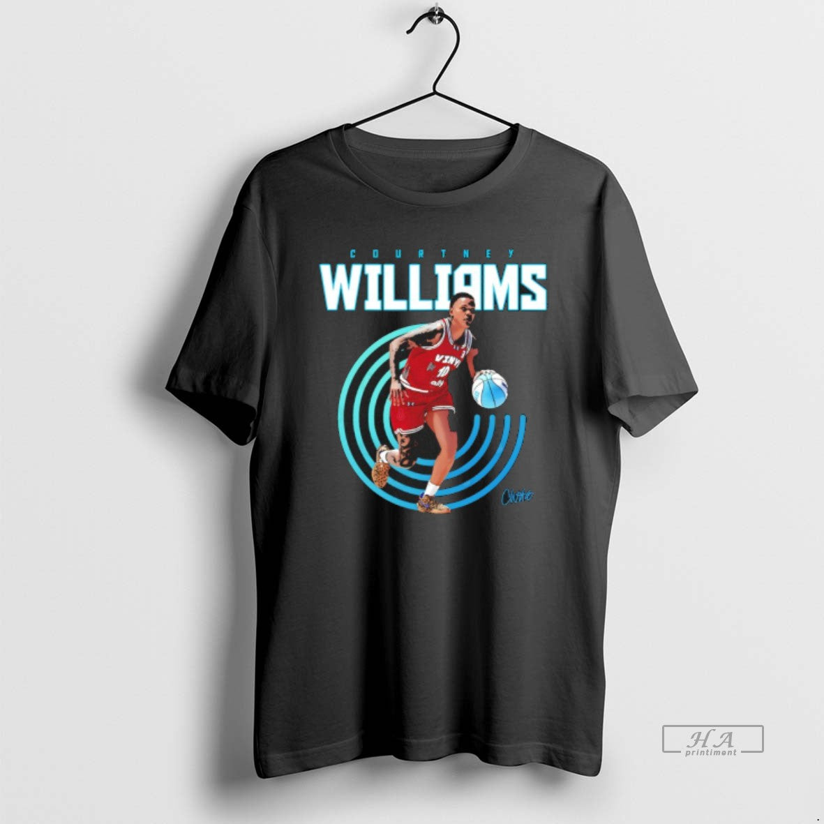 Official Courtney Williams Vinyl Bc Unrivaled Basketball Signature