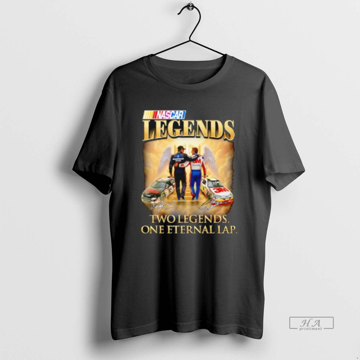 Official Dale Earnhardt And Greg Biffle Nascar Legends Two Legends One Eternal Lap