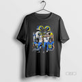 Official Davante Adams And Puka Nacua Los Angeles Rams Football Nfl Signatures