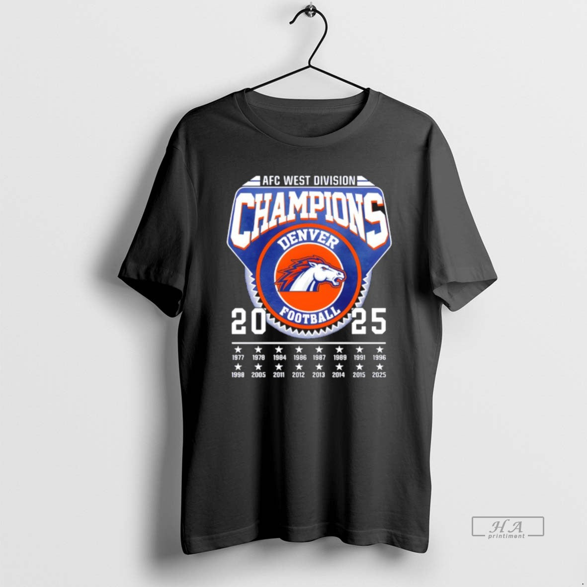 Official Denver Broncos Afc West Division Champs 2025 Game Day