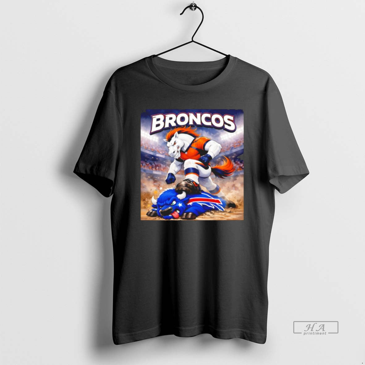 Official Denver Broncos Football Beat Buffalo Bills Mascot
