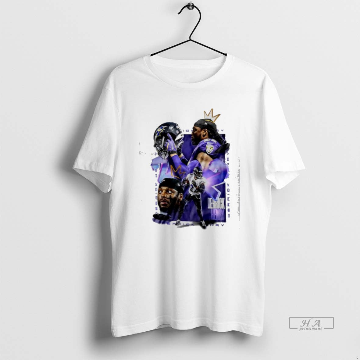 Official Derrick Henry King Henry Baltimore Ravens Graphic