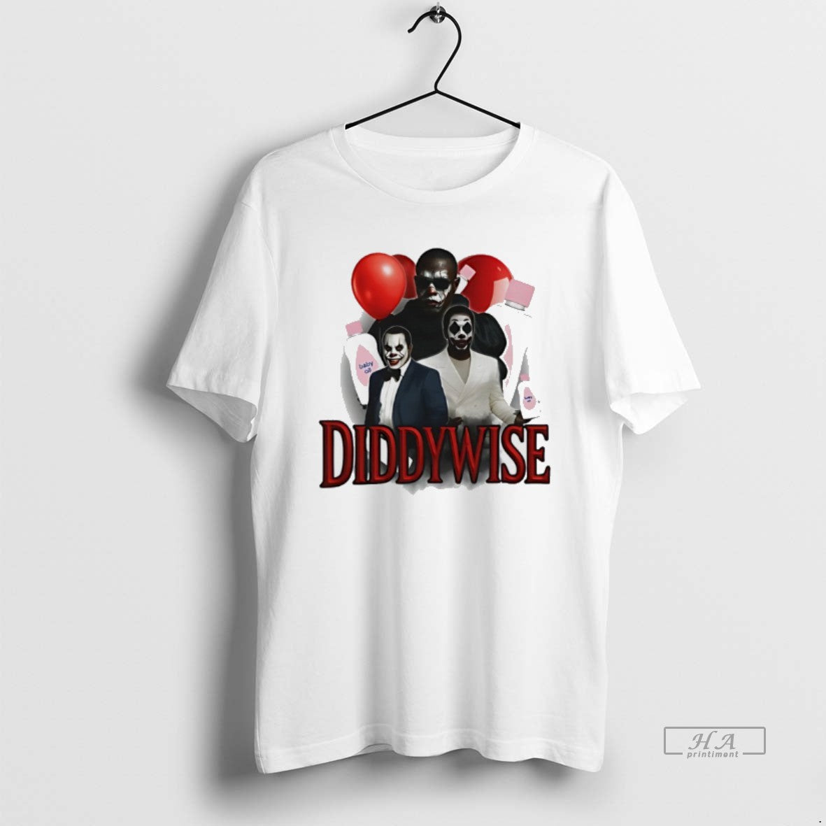 Official Diddywise Diddy Baby Oil Horror Clown Mask