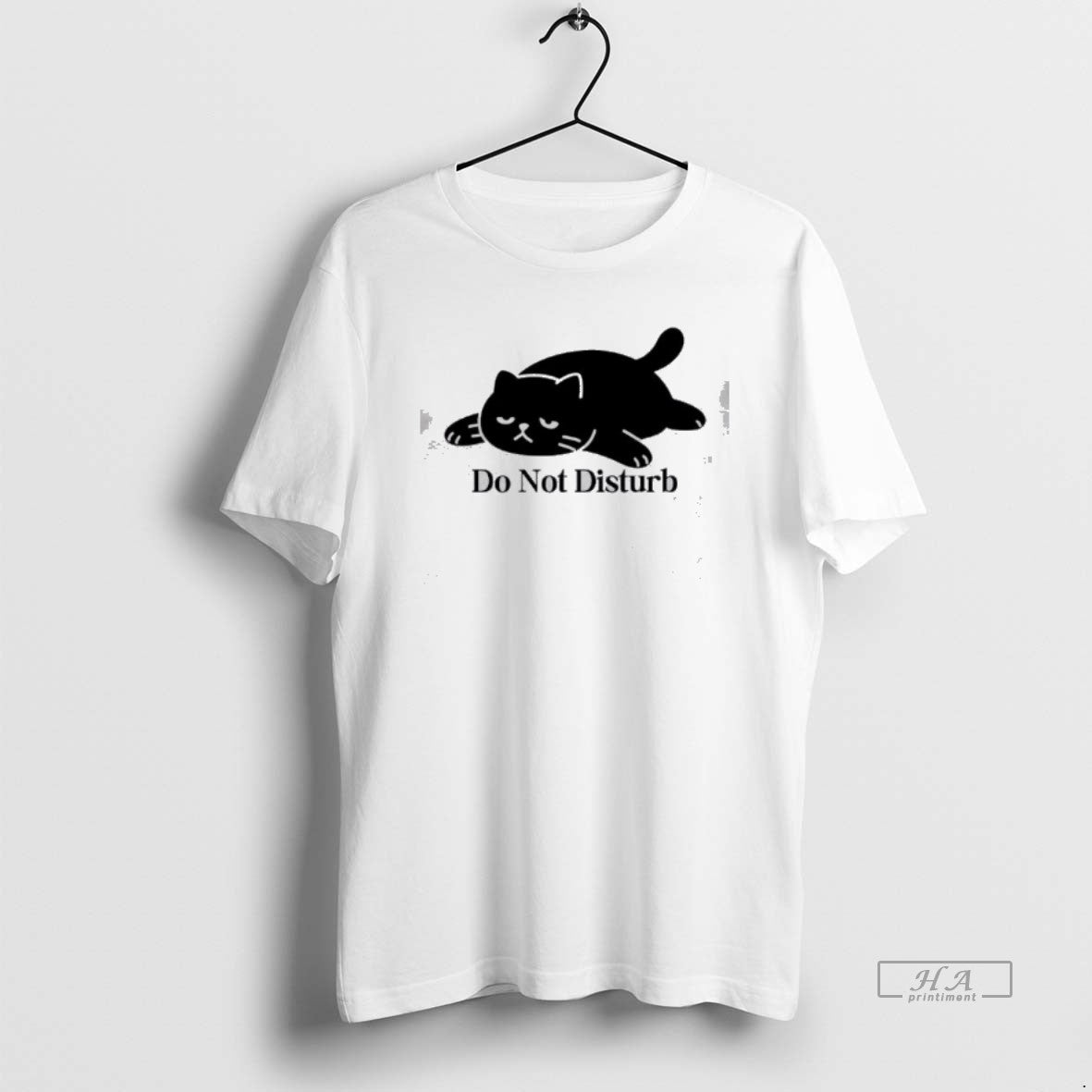 Official Do Not Disturb Sleepy Black Cat
