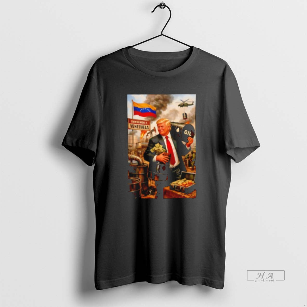 Official Donald Trump Oil And Venezuela Collage