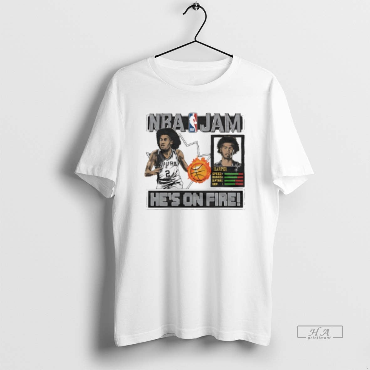 Official Dylan Harper San Antonio Spurs Nba Jam