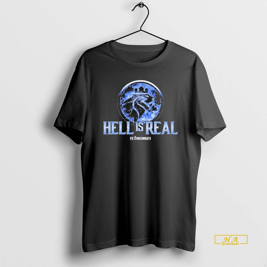 Official Fc Cincinnati Hell Is Real Kombat Ice Blue