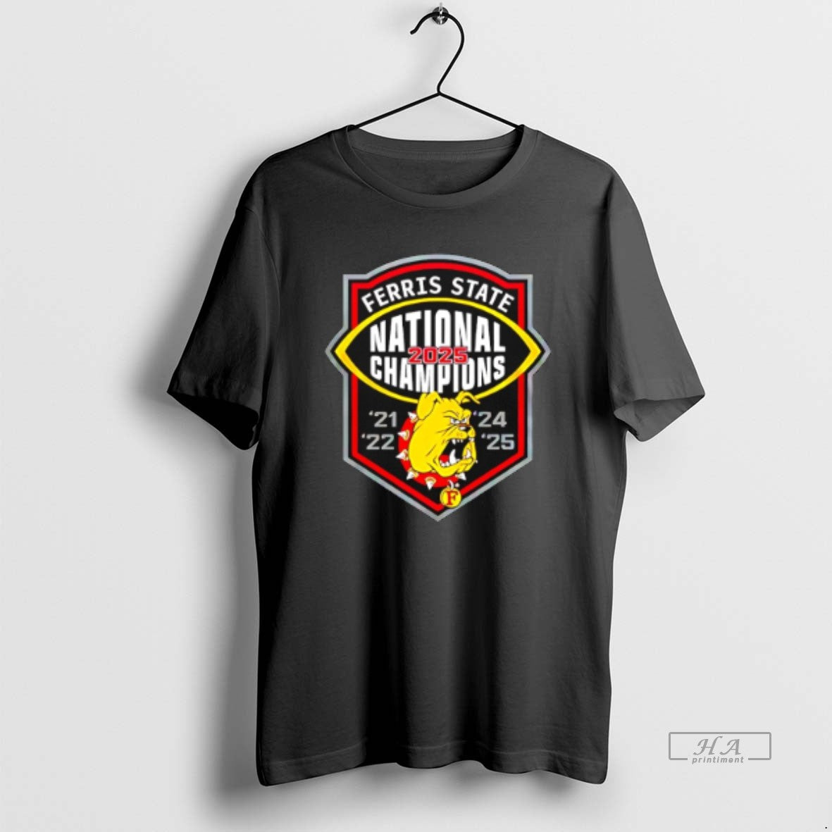 Official Ferris State Back To Back 2025 National Champions 21 22 24 25