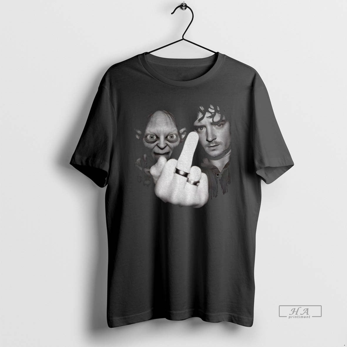 Official Frodo Baggins Gollum Middle Finger Together Vintage