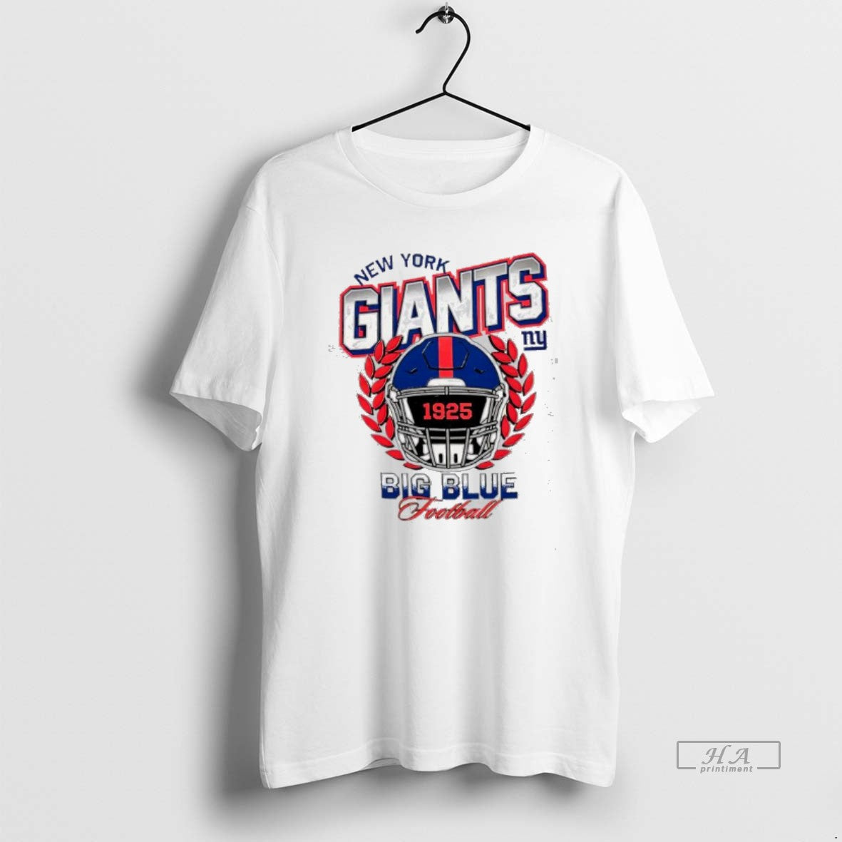 Official Funny New York Giants Big Blue Football Helmet 1925