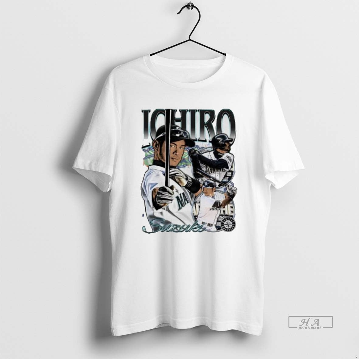 Official Gwdsdlz3 Ichiro Suzuki Seattle Mariners Picture Collage