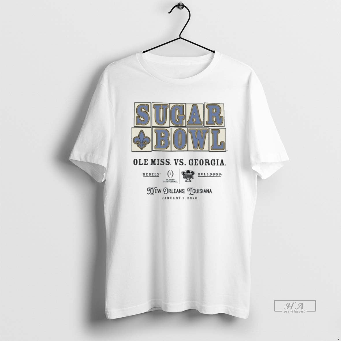 Official Georgia Bulldogs Vs Ole Miss 2026 Allstate Sugar Bowl Street Tiles