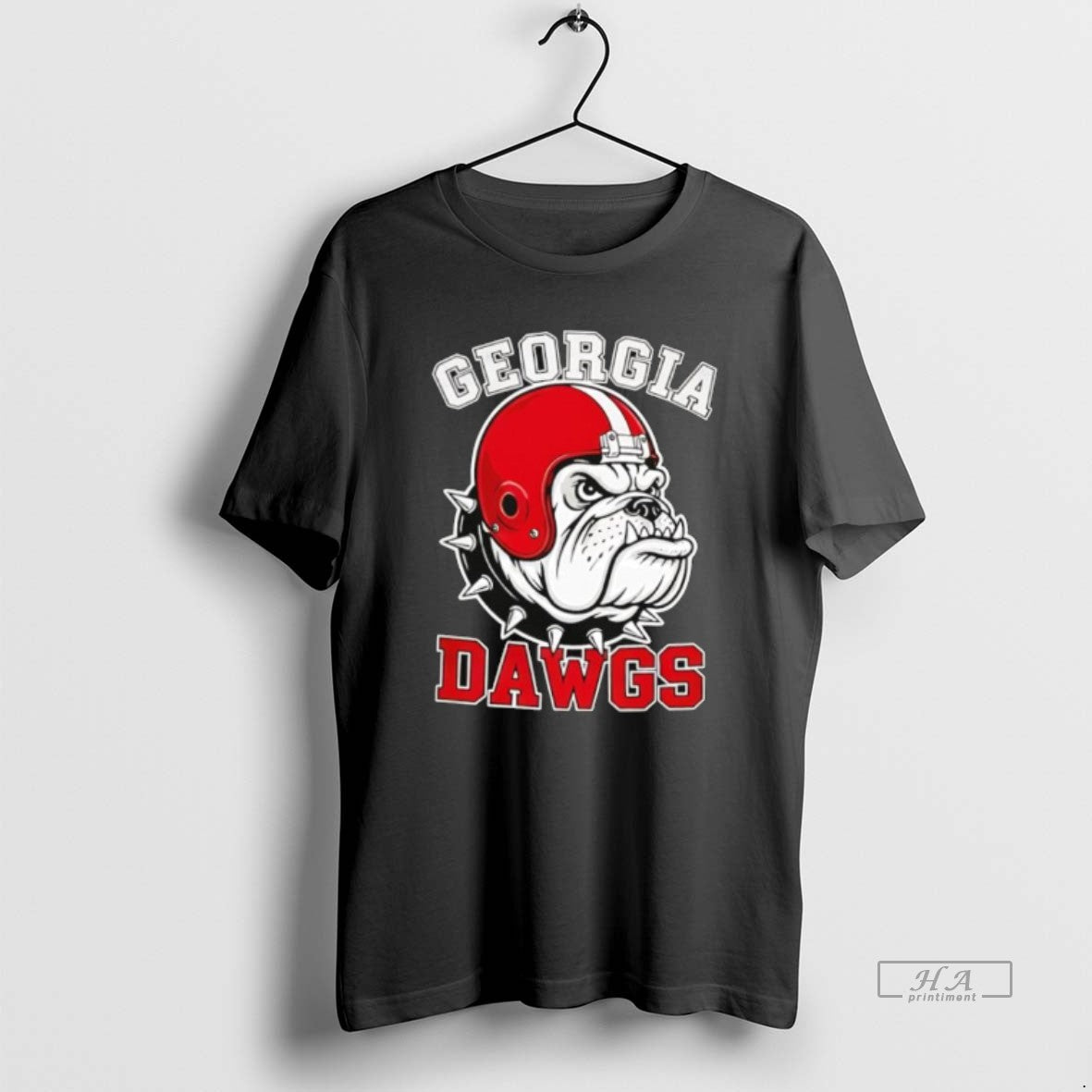 Official Georgia Bulldogs Mascot Helmet Graphic