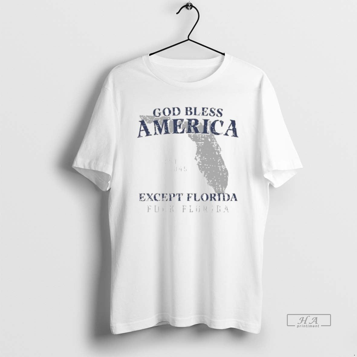 Official God Bless America Except Florida Fuck Florida State Est 1845