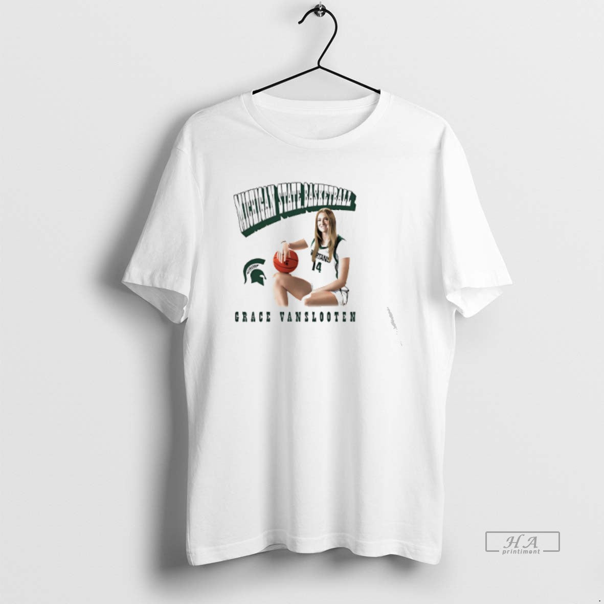 Official Grace Vanslooten Michigan State Spartans Illustrated