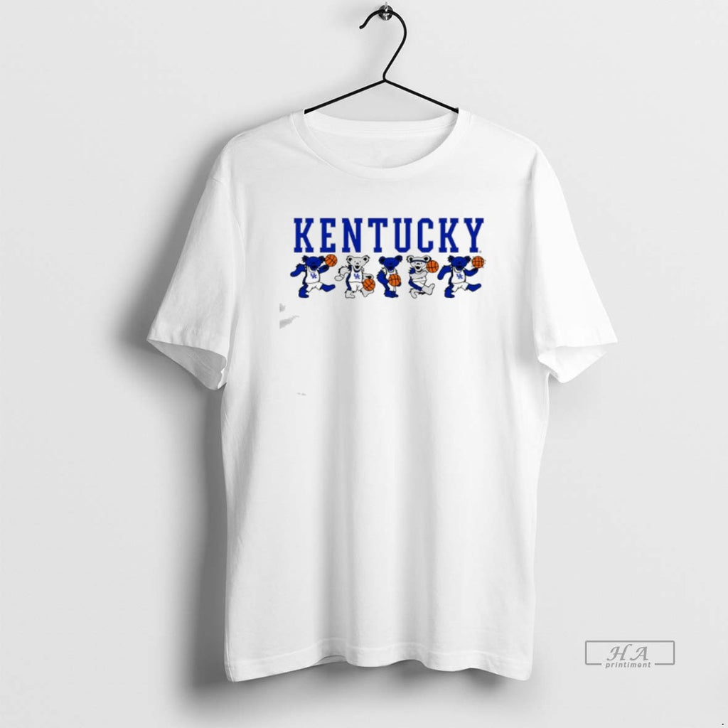 Official Grateful Dead Dancing Bears Kentucky Wildcats Basketball Logo