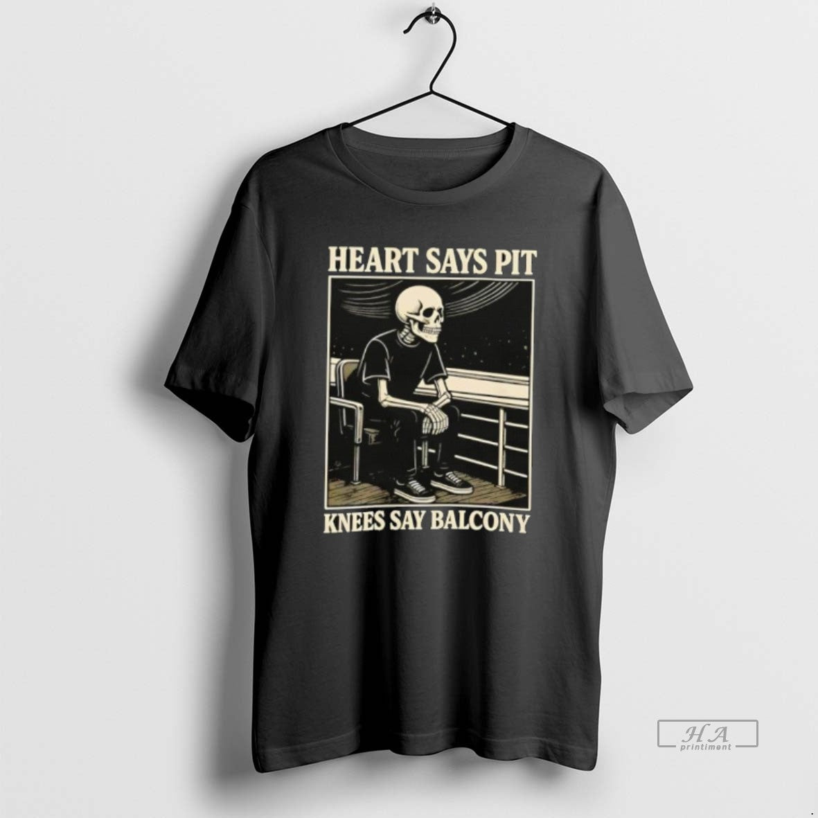 Official Heart Says Pit Knees Say Balcony Skeleton