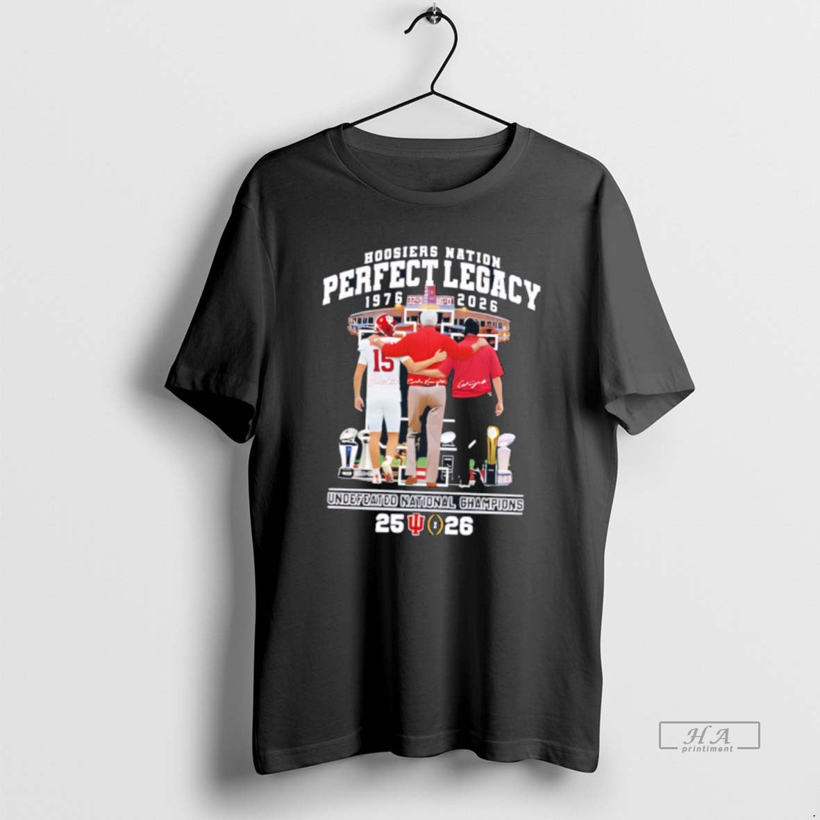 Official Hoosiers Nation Perfect Legacy Undefeated National Champions Signatures