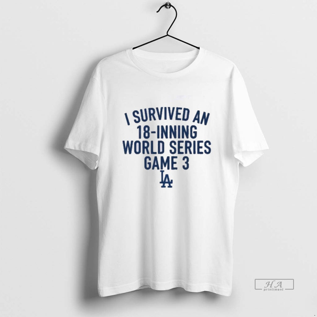Official I Survived An 18 Inning World Series Game 3 La Dodgers