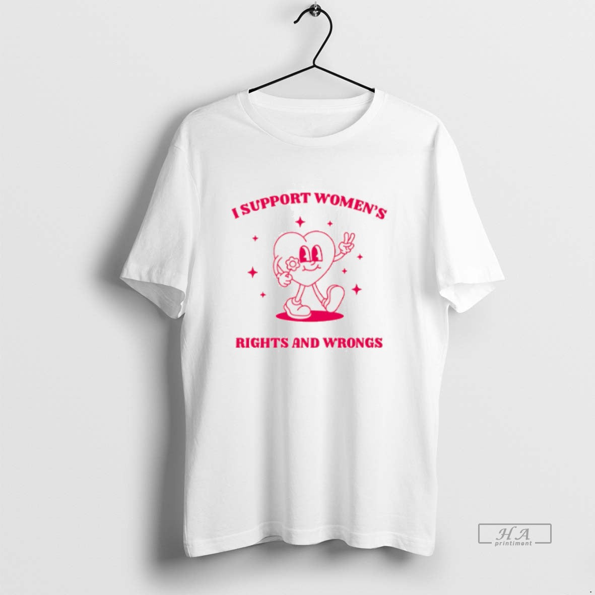 Official I Support Womens Rights And Wrongs Heart
