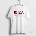 Official Ibiza Floral Text Summer Beach Vacation
