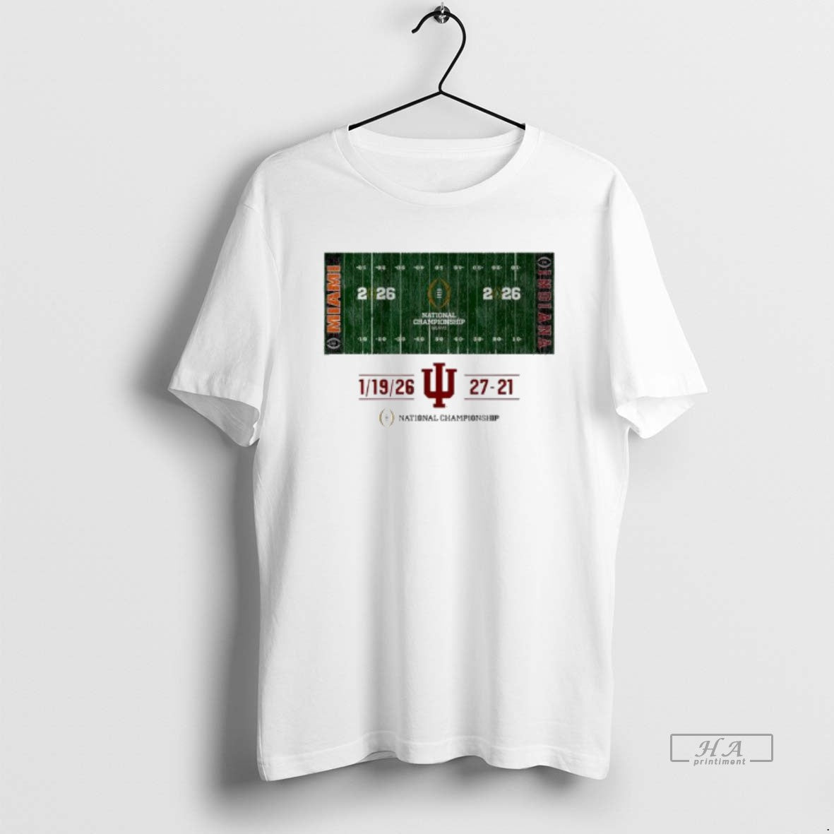 Official Indiana Football Cfp National Champions Field