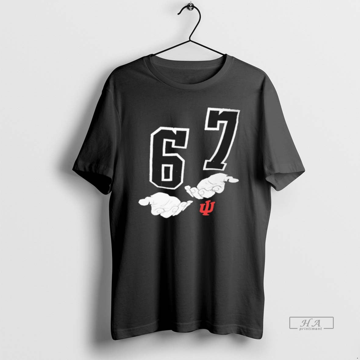 Official Indiana Hoosier 6 7 Six Seven Meme Peach Bowl