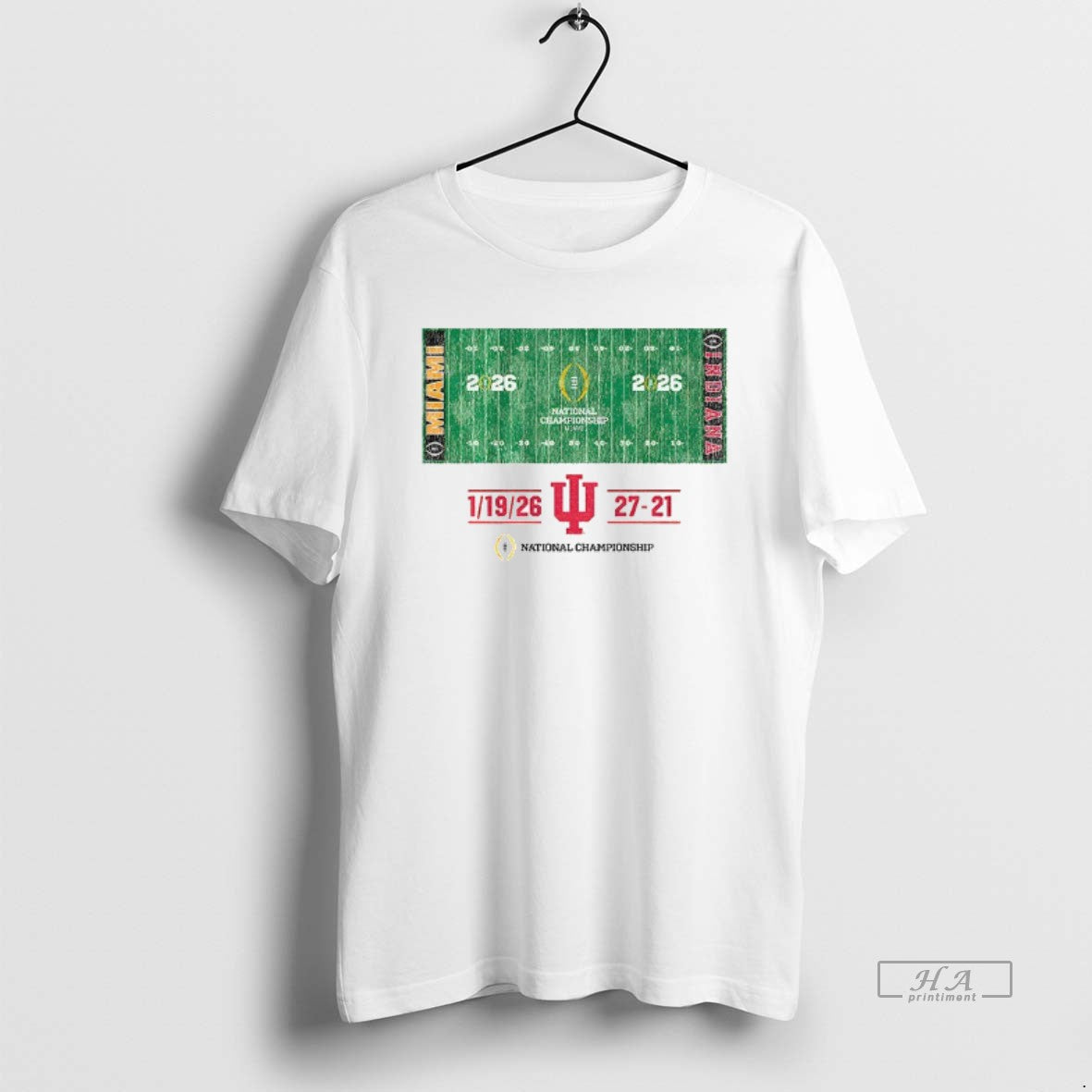 Official Indiana Hoosiers Football Cfp National Champions Field 1 19 26
