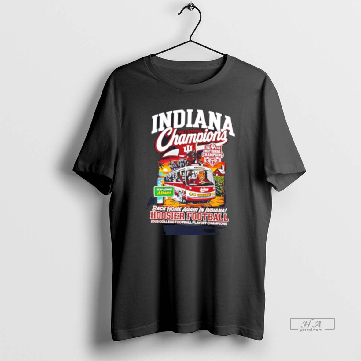 Official Indiana Hoosiers Back Gome Again In Indiana Tee