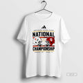 Official Indiana Hoosiers Vs Miami Hurricanes Dueling Helmet 2026 Cfp National Championship