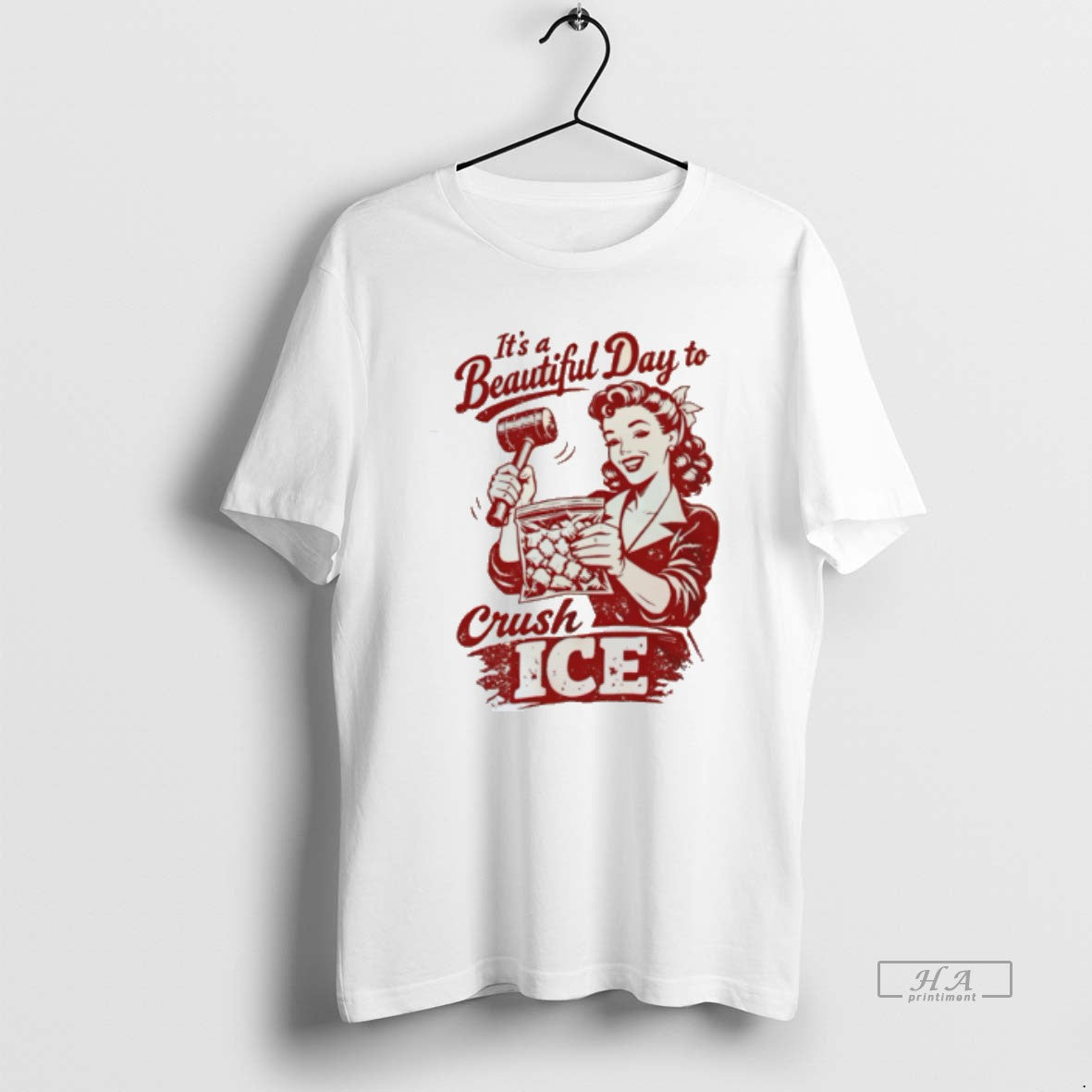 Official Its A Beautiful Day To Crush Ice Anti Ice Tee