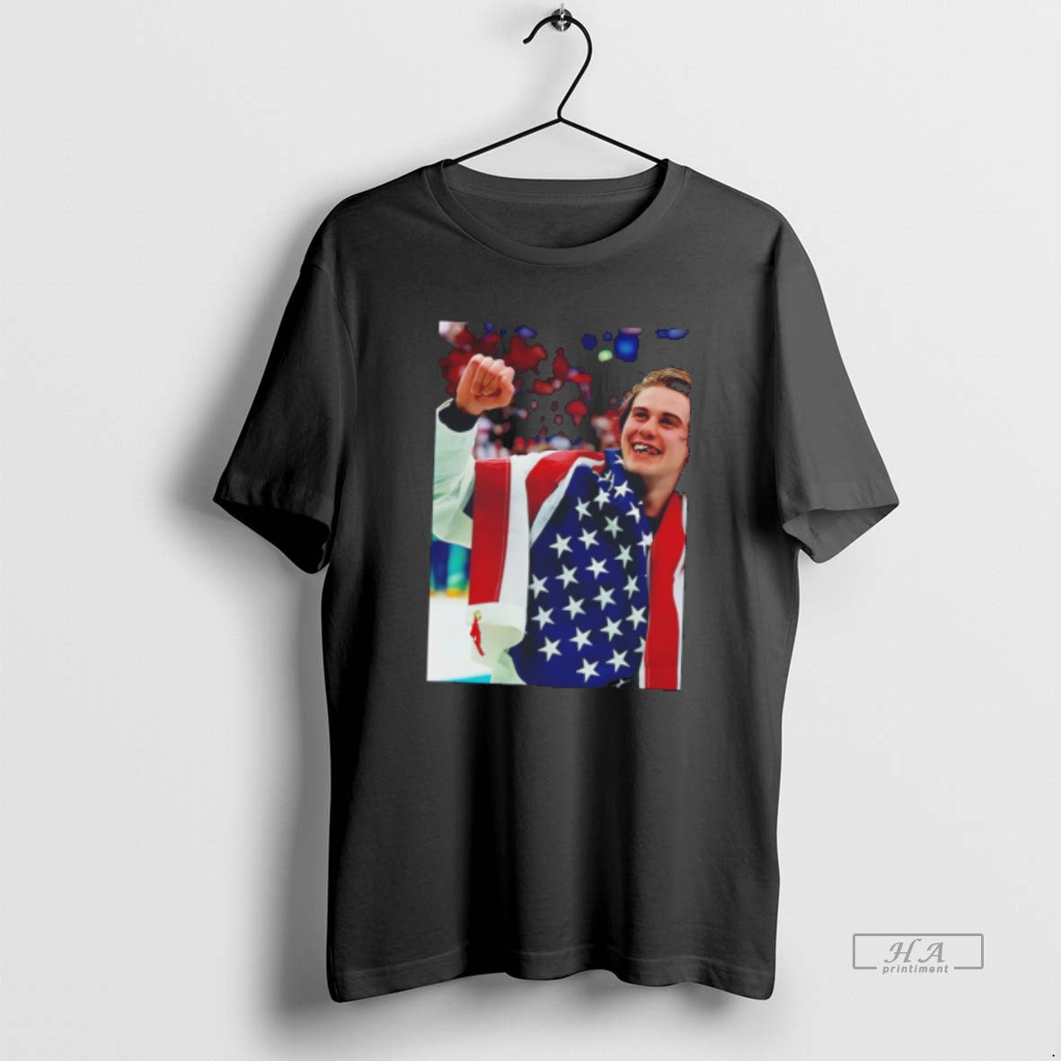 Official Jack Hughes Teeth Team Usa Hockey Tee