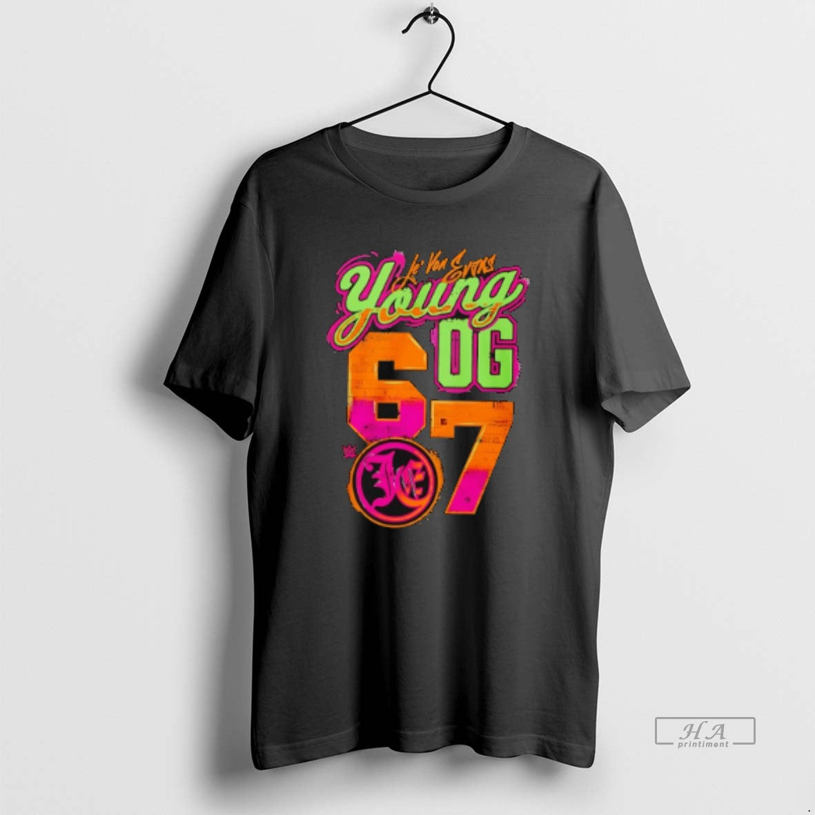 Official Jevon Evans Young Og 67 Pride Wwe