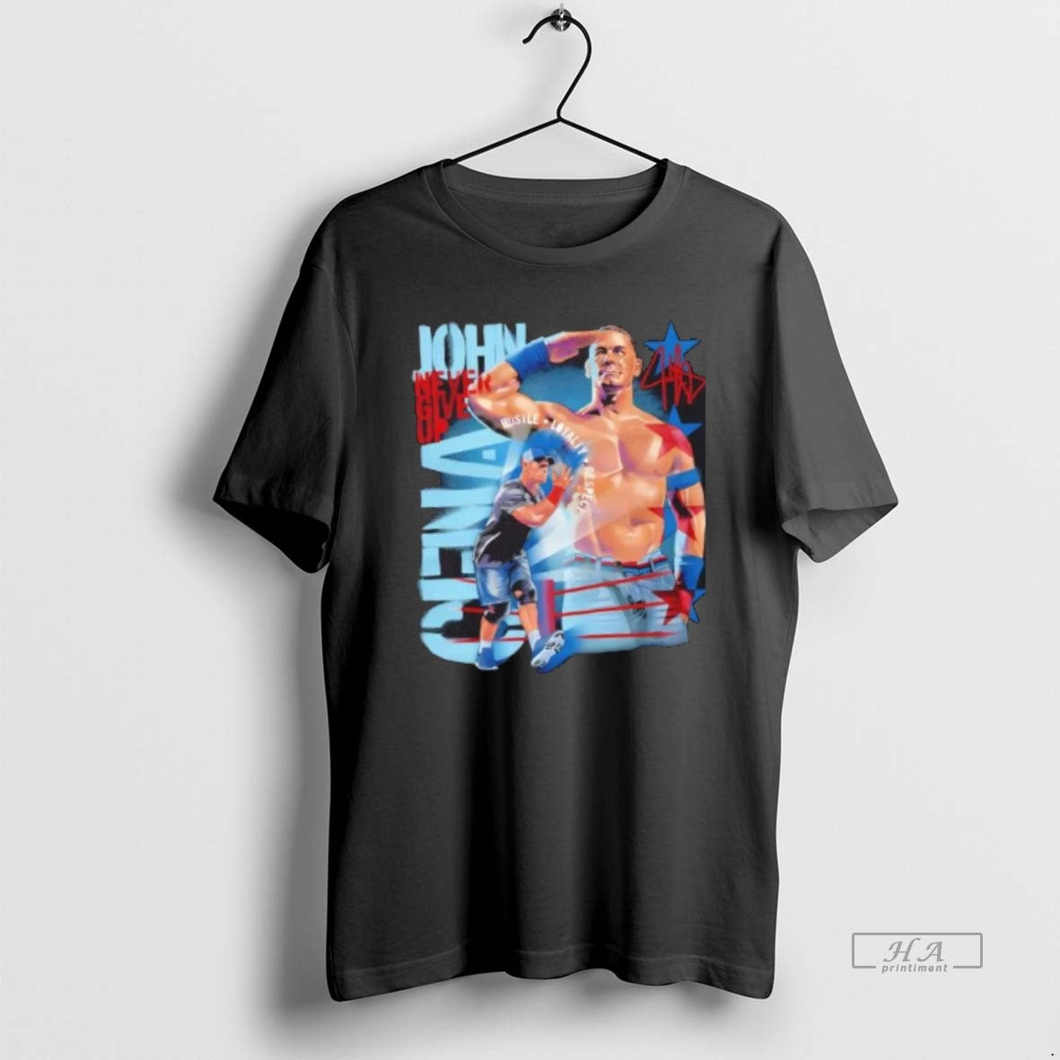 Official John Cena Never Give Up Salute Signature