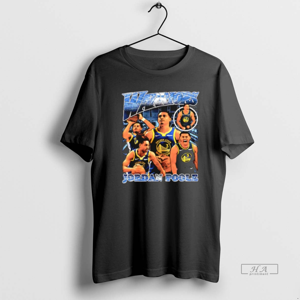 Official Jordan Poole Golden State Warriors Player Collage