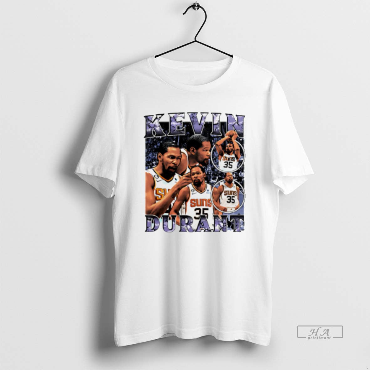 Official Kevin Durant Phoenix Suns Player Collage Signature