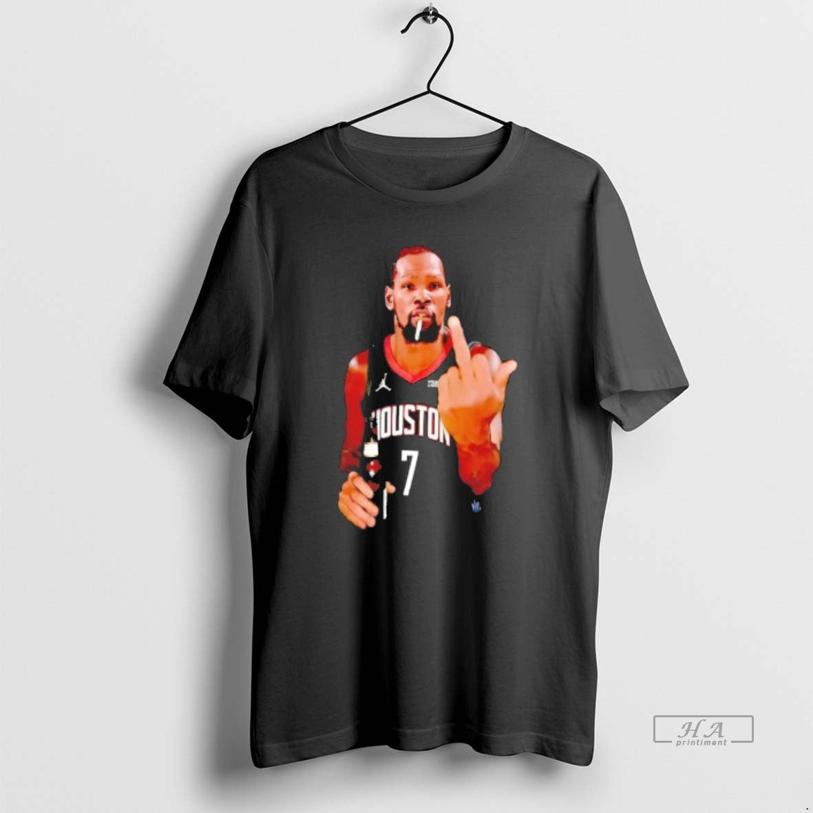 Official Kevin Durant Middle Finger Smoking And Drinking Beer