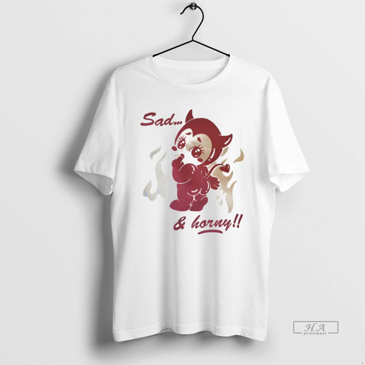 Official Kewpie Baby Devil Cupid Love Sad And Horny Valentines Day