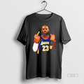 Official Lebron James Middle Finger Smoking And Drinking Beer