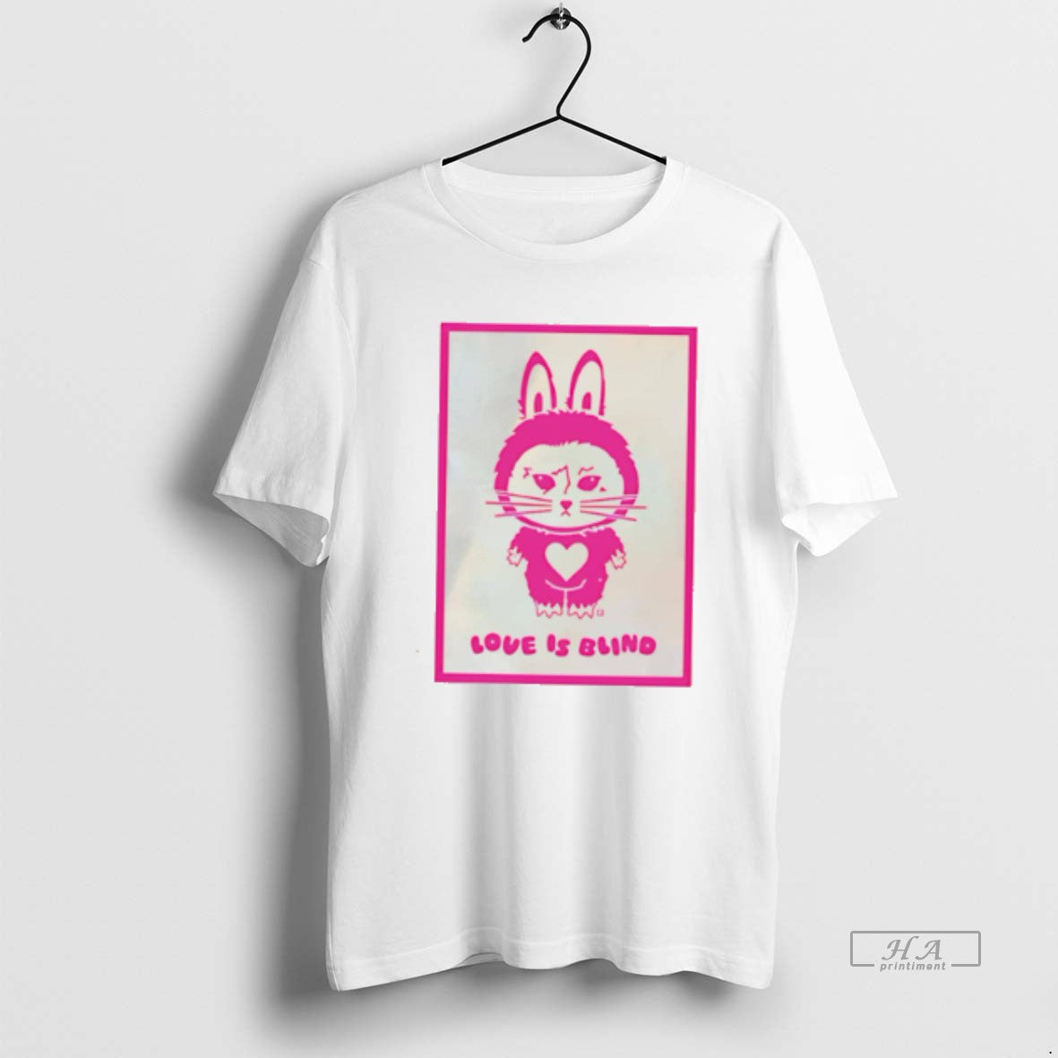 Official Love Is Blind Greeting Card Cat Tee