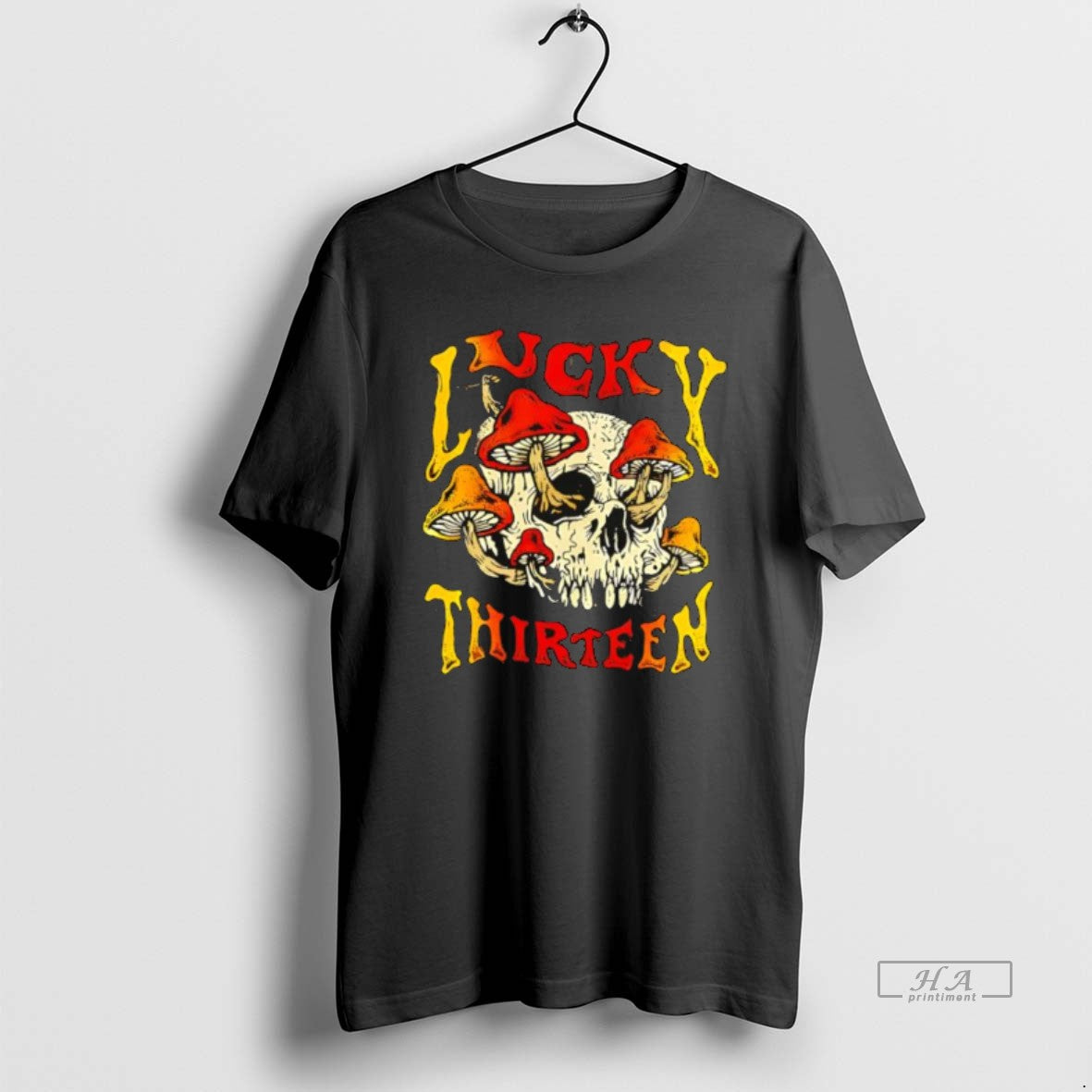Official Lucky Thirteen Skull Mushroom