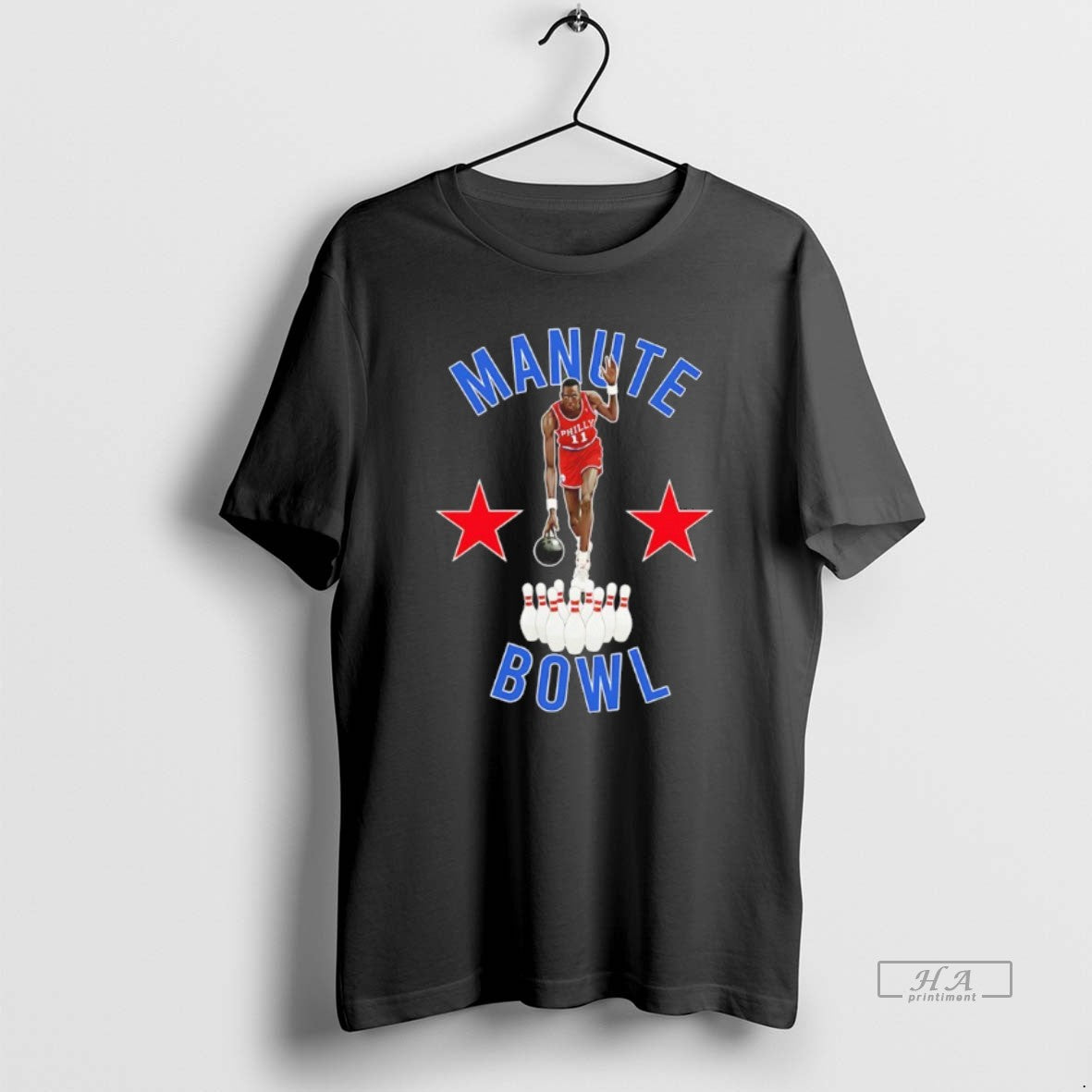 Official Manute Bol Philadelphia 76ers Bowling Minute Manute